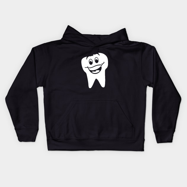 happy tooth Kids Hoodie by TheAwesomeShop